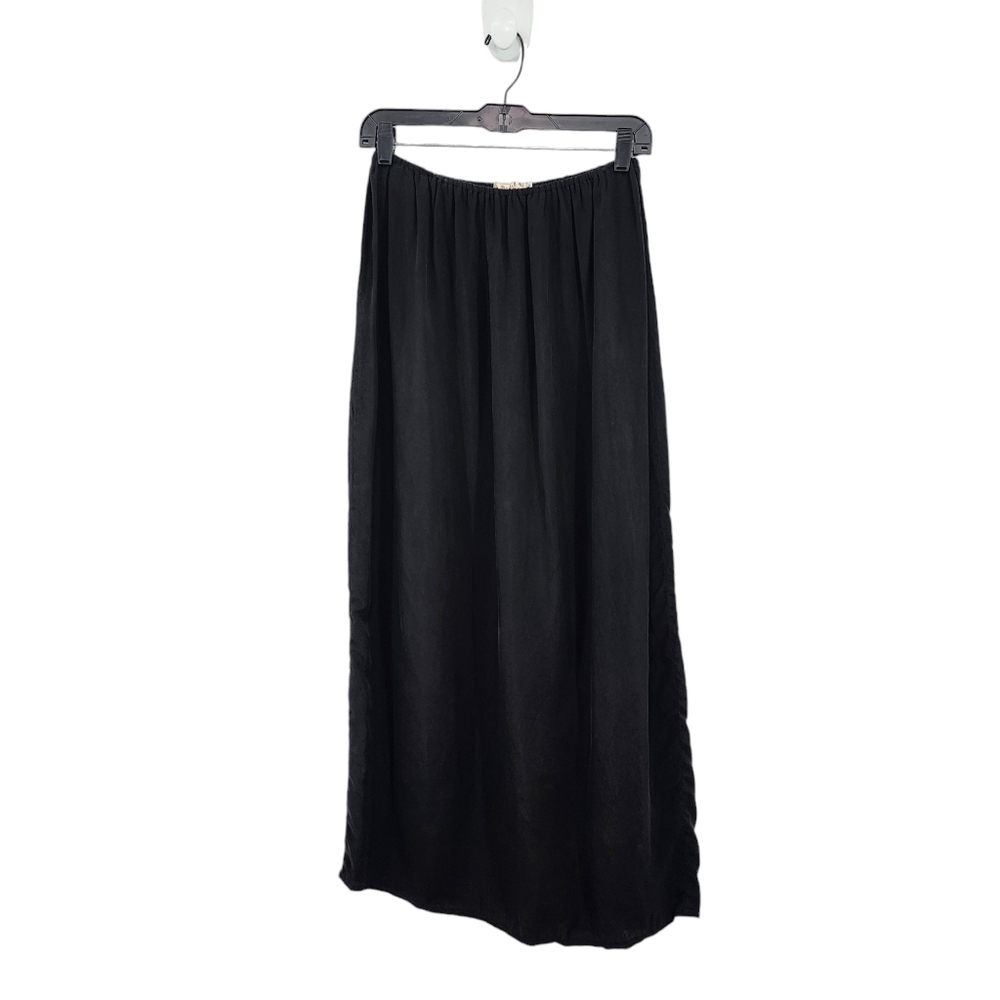 Bodil Women's Classic 100% Rayon Solid Maxi Skirt - XL